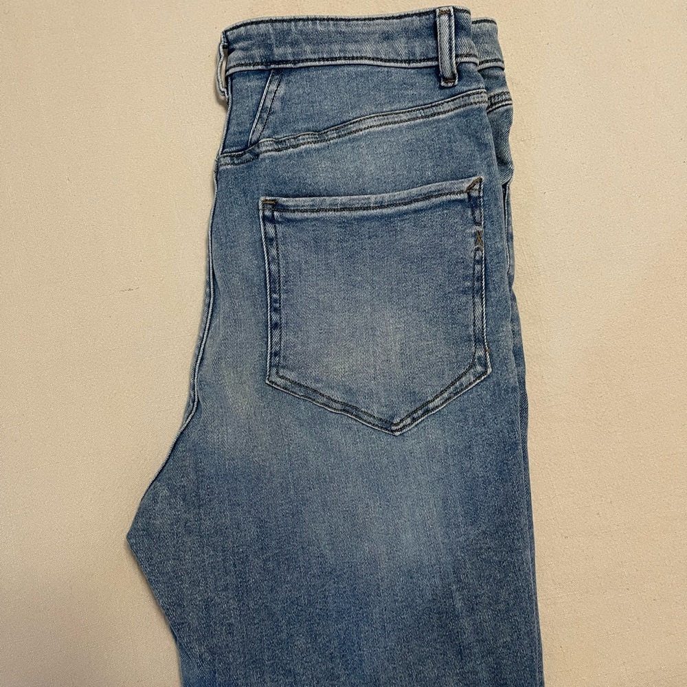 Express Cropped Skinny High Rise Denim Jeans — size 12